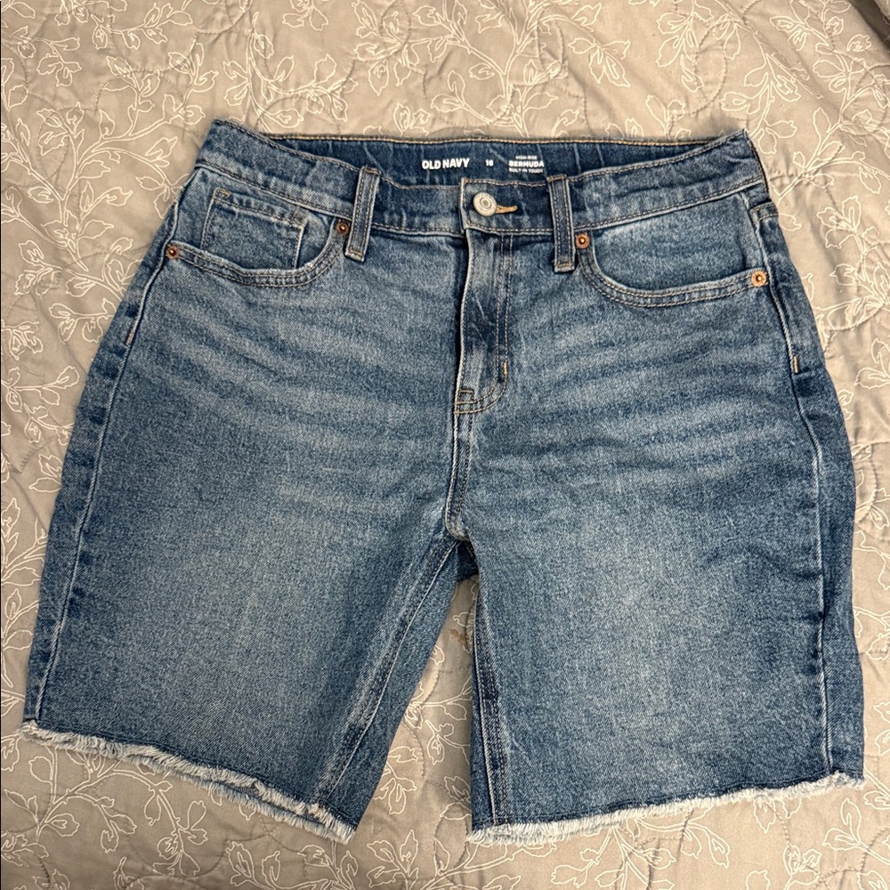 Old Navy Girls High-Rise Bermuda Shorts
